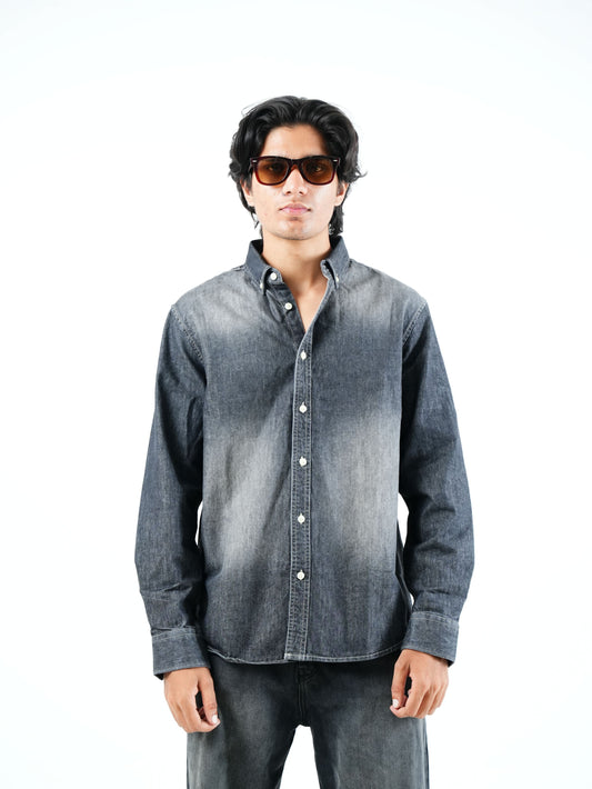 WASHED DENIM SHIRT