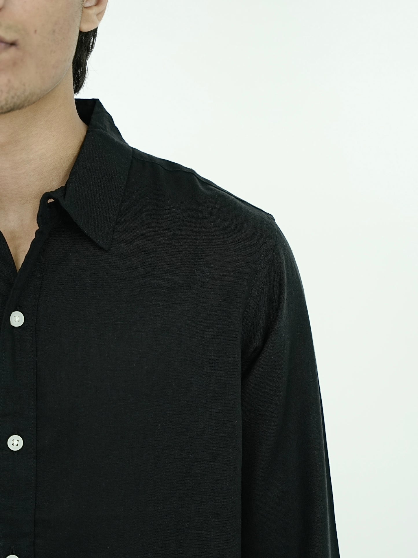 plain linen shirt