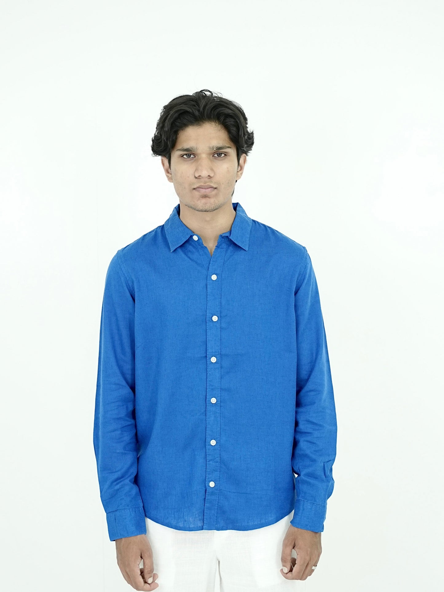 plain linen shirt