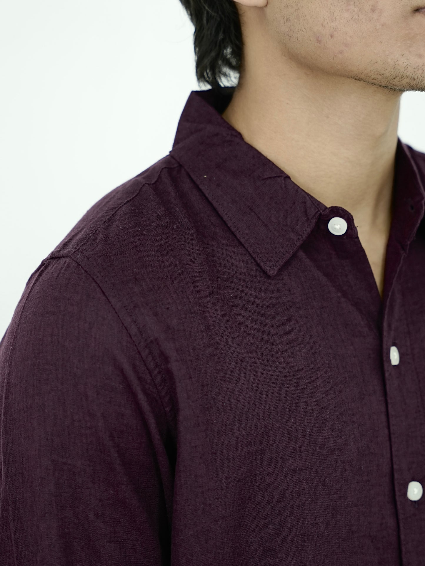 plain linen shirt