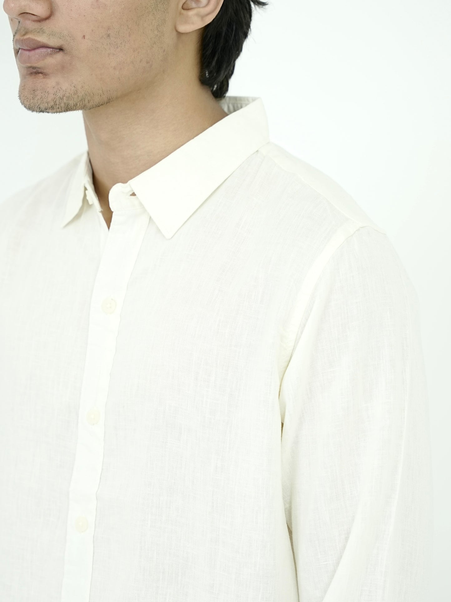 plain linen shirt