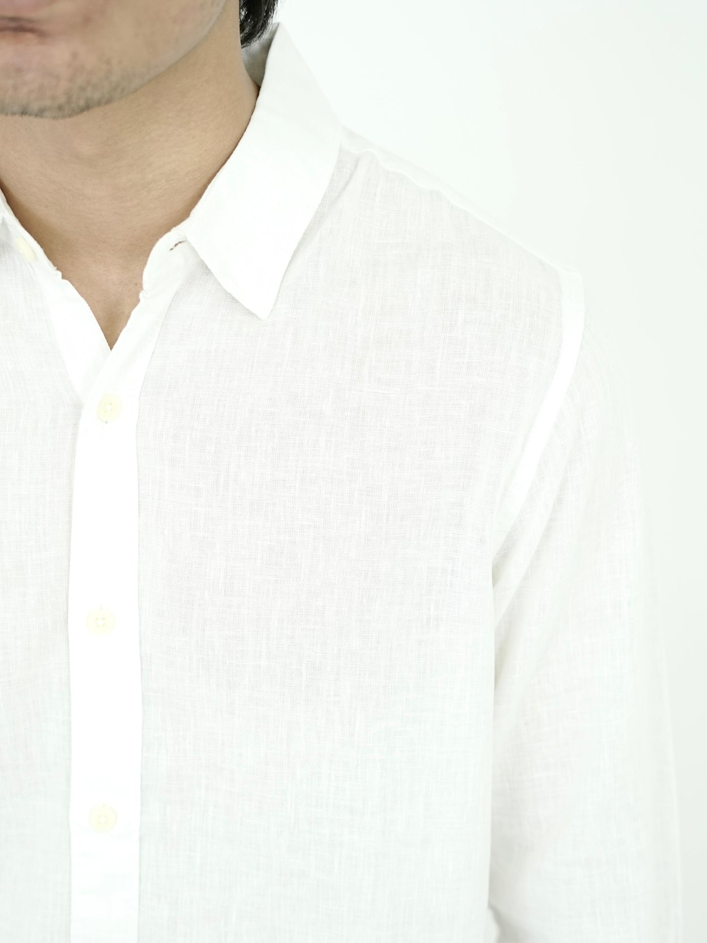plain linen shirt